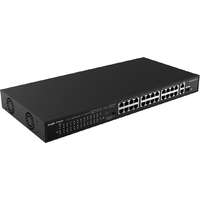 Reyee 24 Port 100 Mbps Rackmount PoE Switch 2x 1GE 24x PoE+ 180 W